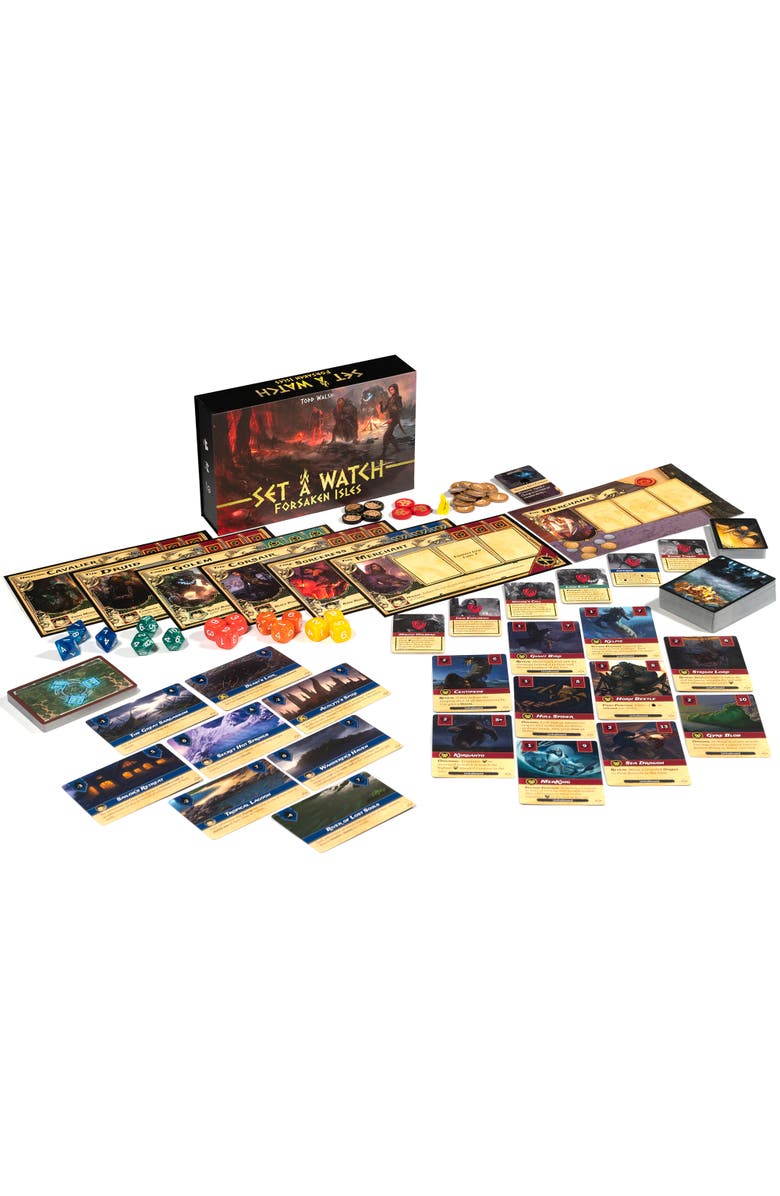 Rock Manor Games Set A Watch Forsaken Isle Dark Fantasy Expansion, Alternate, color, Multicolored
