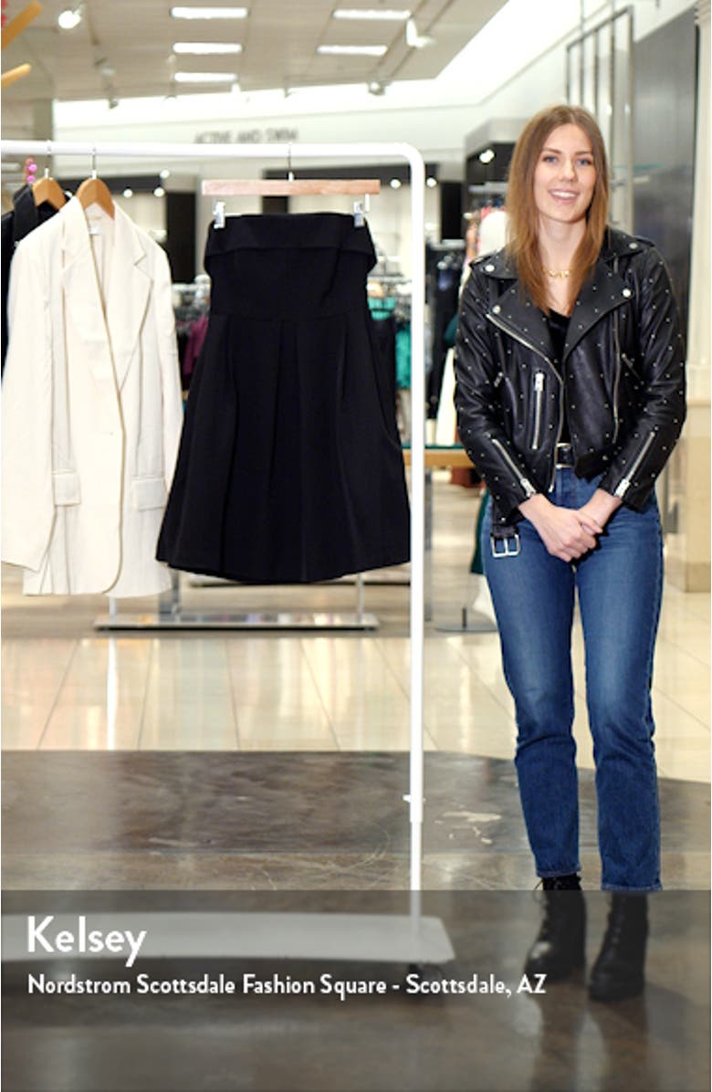 Strapless Flare Minidress, sales video thumbnail