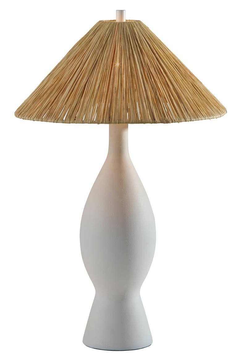 Maren Table Lamp, Main, color, WHITE
