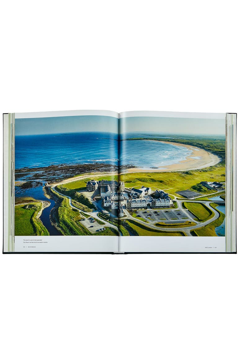 Golf The Ultimate Book Leather Coffee Table Book, Alternate, color, Green