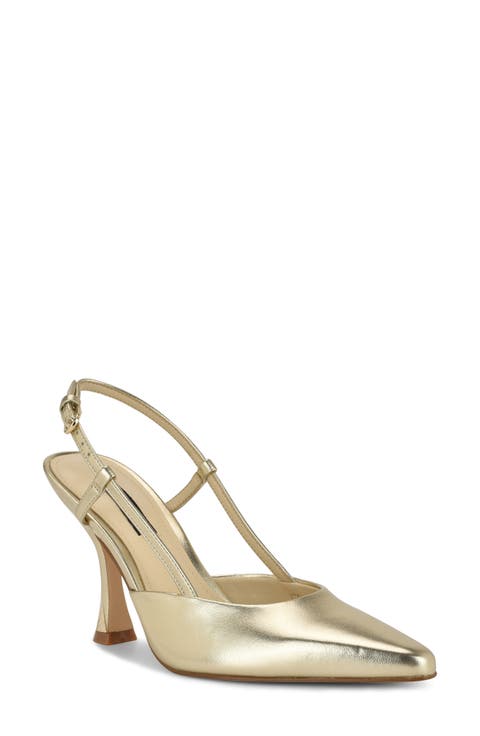 Vassa Pointed Toe Slingback Pump (Women)