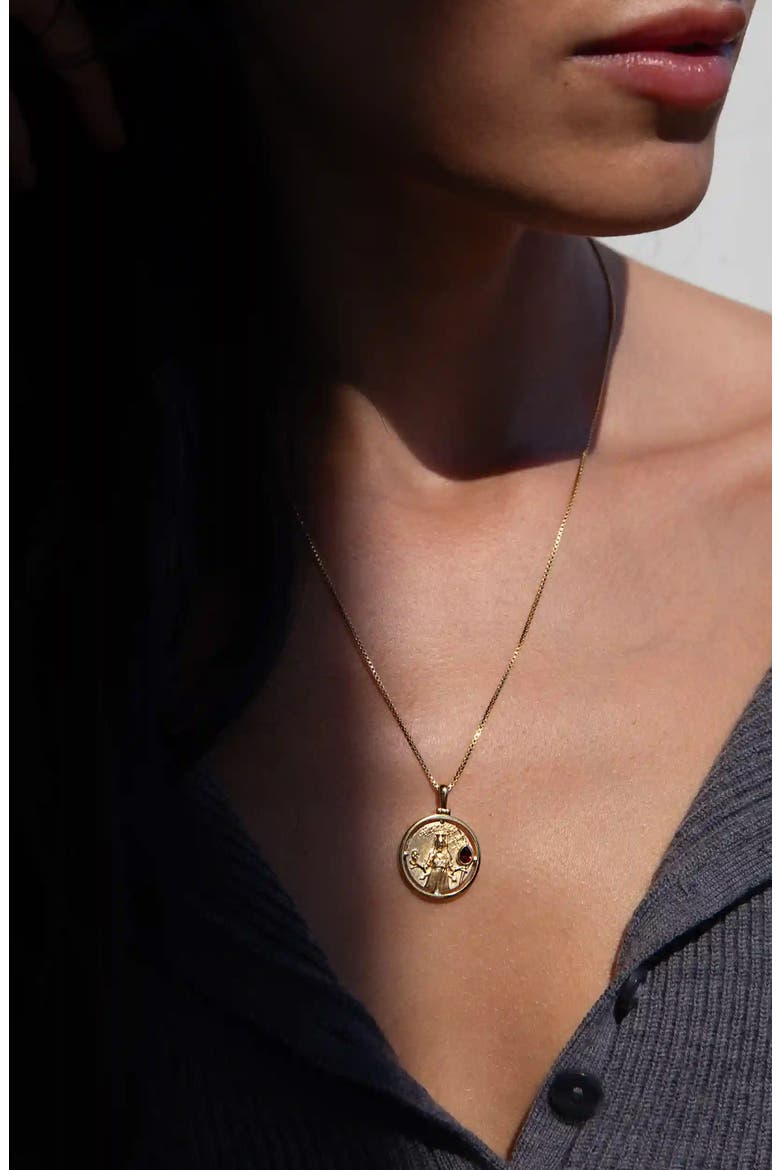 Persephone Pendant Necklace, Alternate, color, 14K GOLD VERMEIL