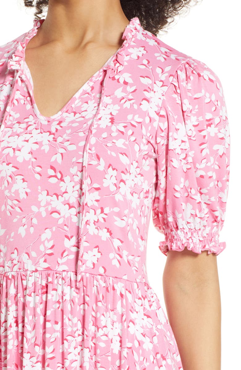 Draper James Nanci Shadow Floral Dress, Alternate, color, 