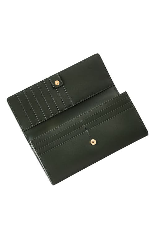 Radley Heritage Dog Outline Flap Wallet In Green
