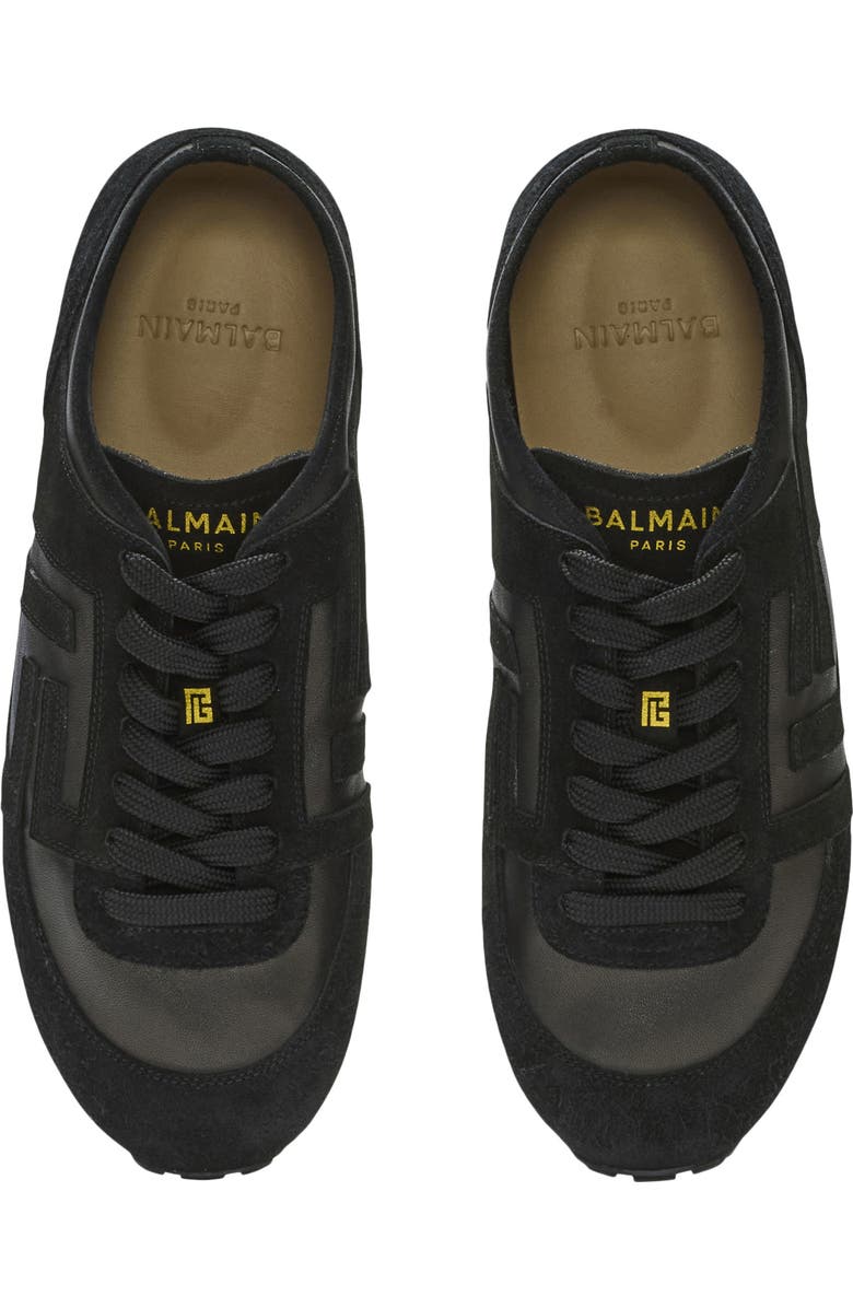 Balmain Racer 45 Low Top Sneaker, Alternate, color, 0Pa Black