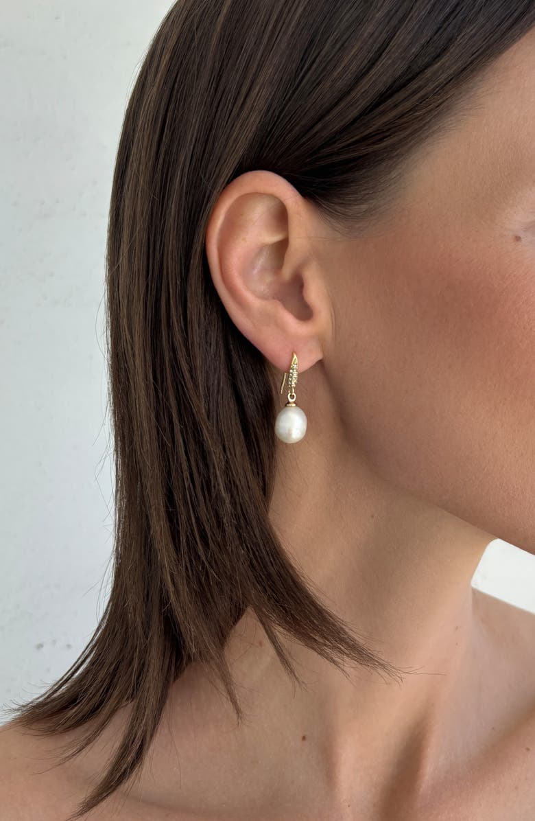 Adornia Freshwater Pearl Drop Earrings, Alternate, color, 