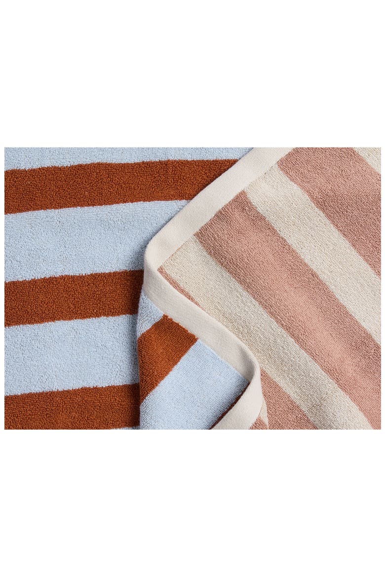 Cabana Organic Cotton Beach Towel, Alternate, color, LAGOON AND ADOBE