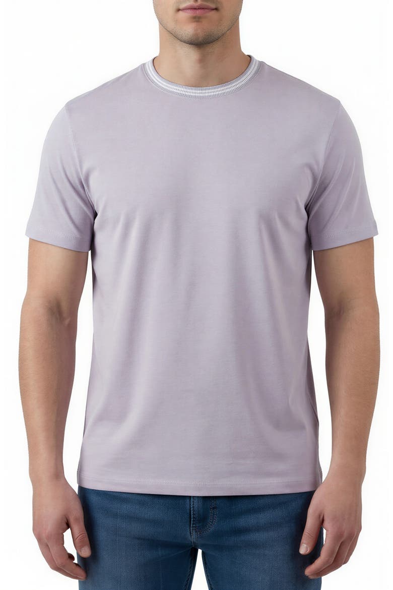 Cotton Crewneck T-Shirt, Main, color, 51 LILAC