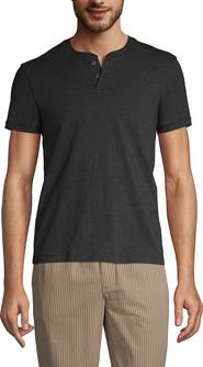 Lands' End Short Sleeve Super-T Henley