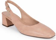 Menina Step Pia Leather Slingback Pump