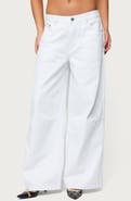 EDIKTED Skater Girl Low Rise Baggy Jeans