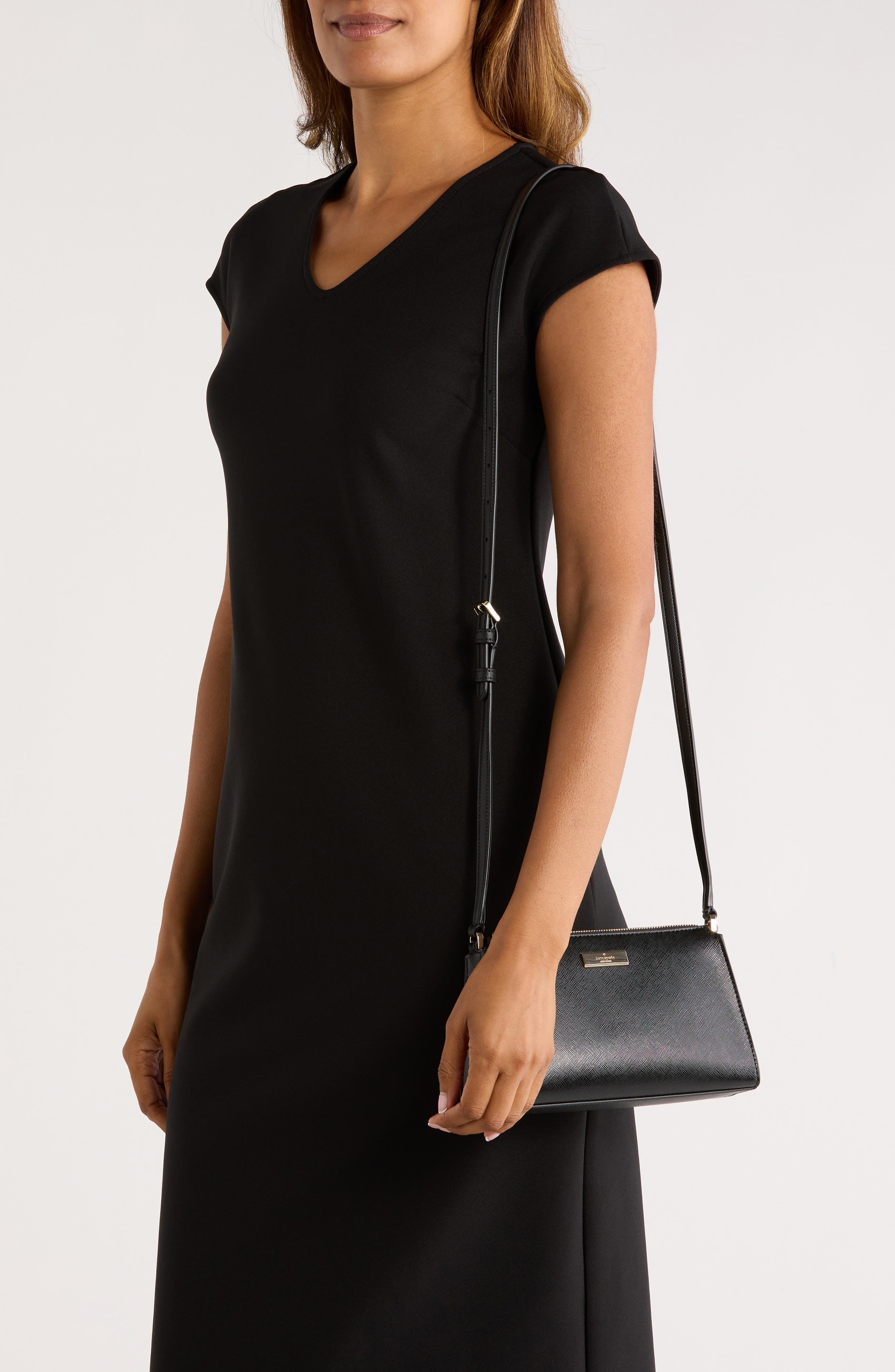 Kate Spade New York kenzie mini crossbody bag, Alternate, color, Black