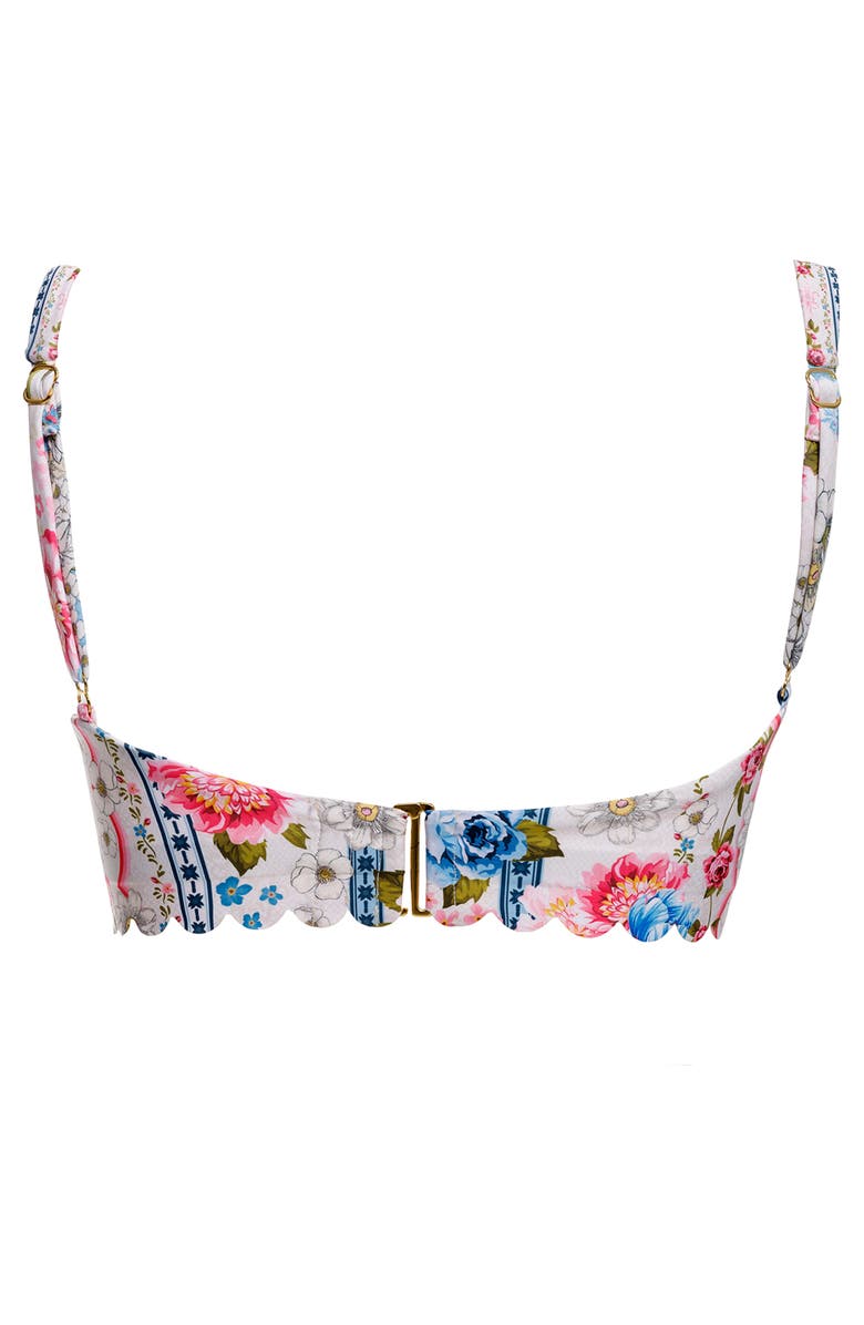 Agua Bendita Balena Meraki Underwire Bikini Top, Alternate, color, Pink Multicolor