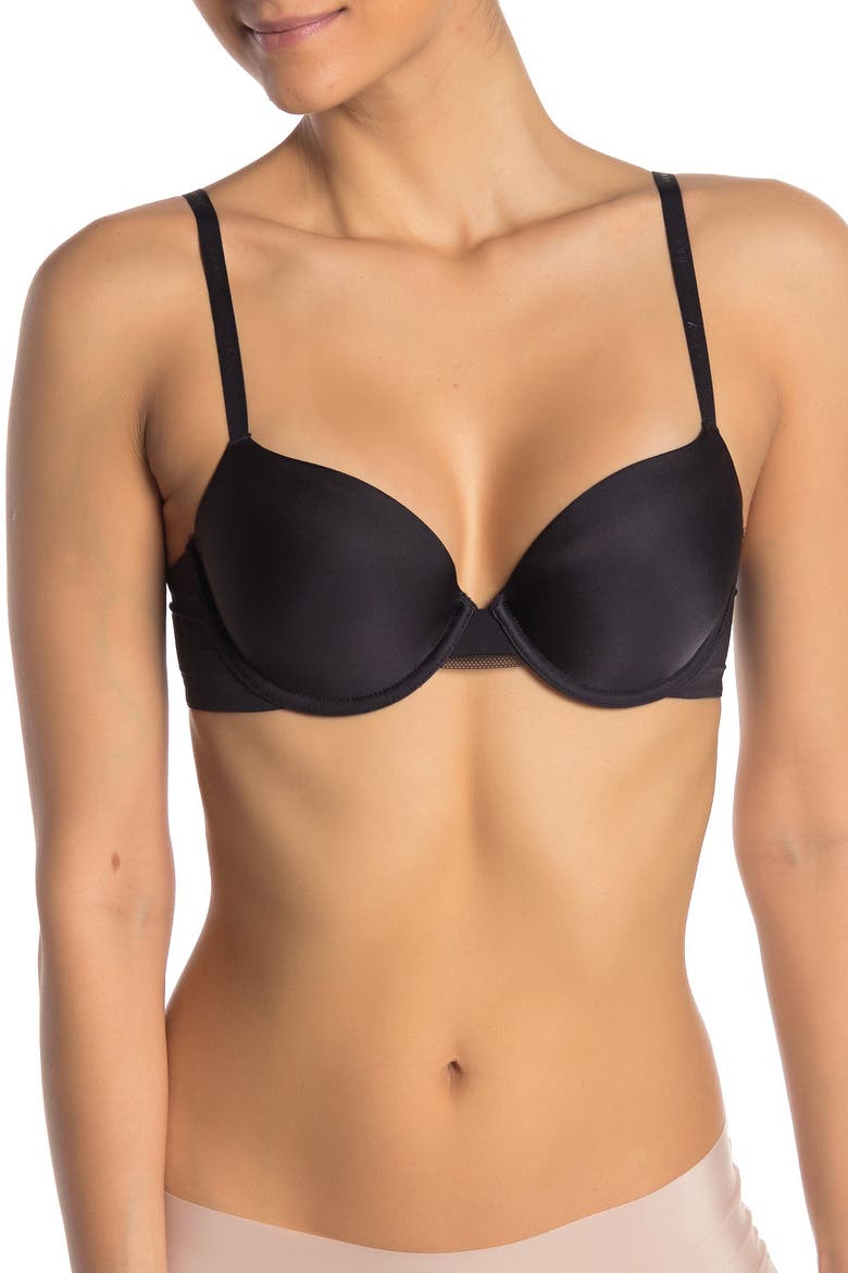 Underwire Convertible T-Shirt Bra, Alternate, color, DK BLACK