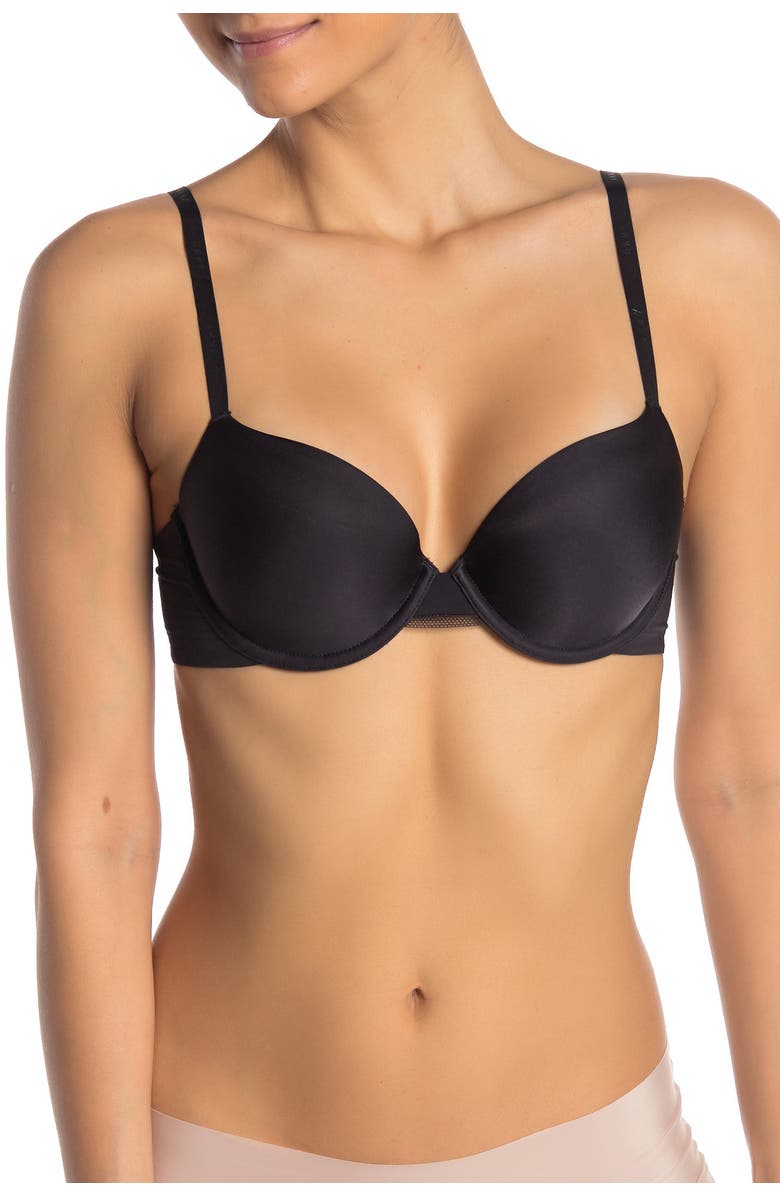DKNY Underwire Convertible T-Shirt Bra, Alternate, color, Dk Black