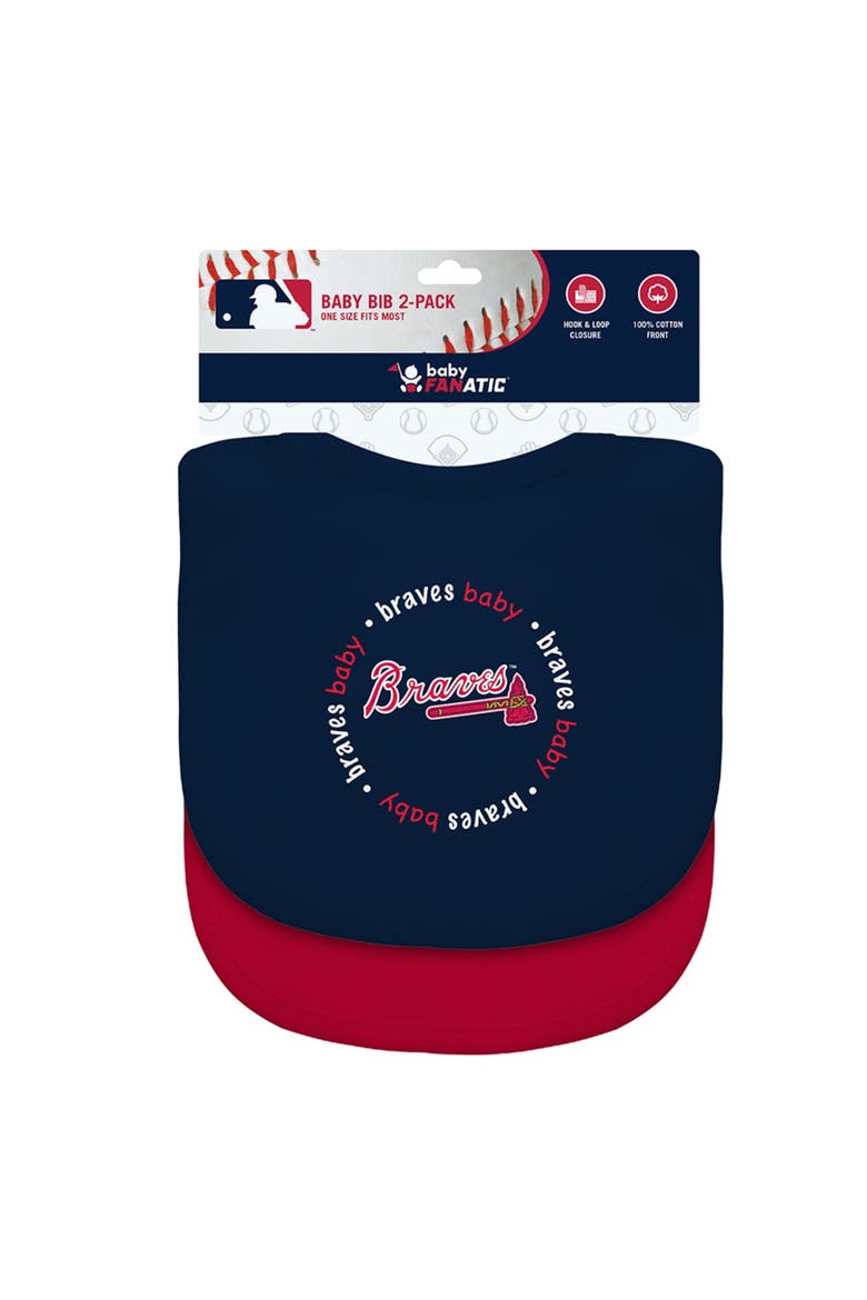 Atlanta Braves - Baby Bibs 2-Pack, Alternate, color, Multicolor