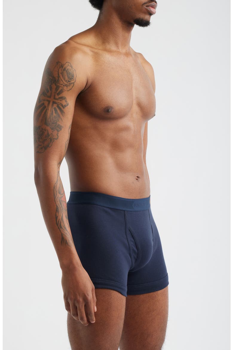 Cotton Stretch Jersey Boxer Briefs, Alternate, color, MIDNIGHT BLUE