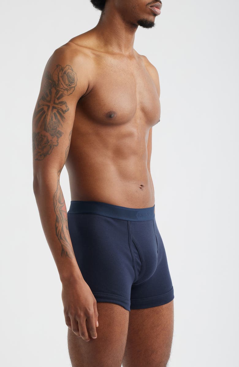 TOM FORD Cotton Stretch Jersey Boxer Briefs, Alternate, color, Midnight Blue