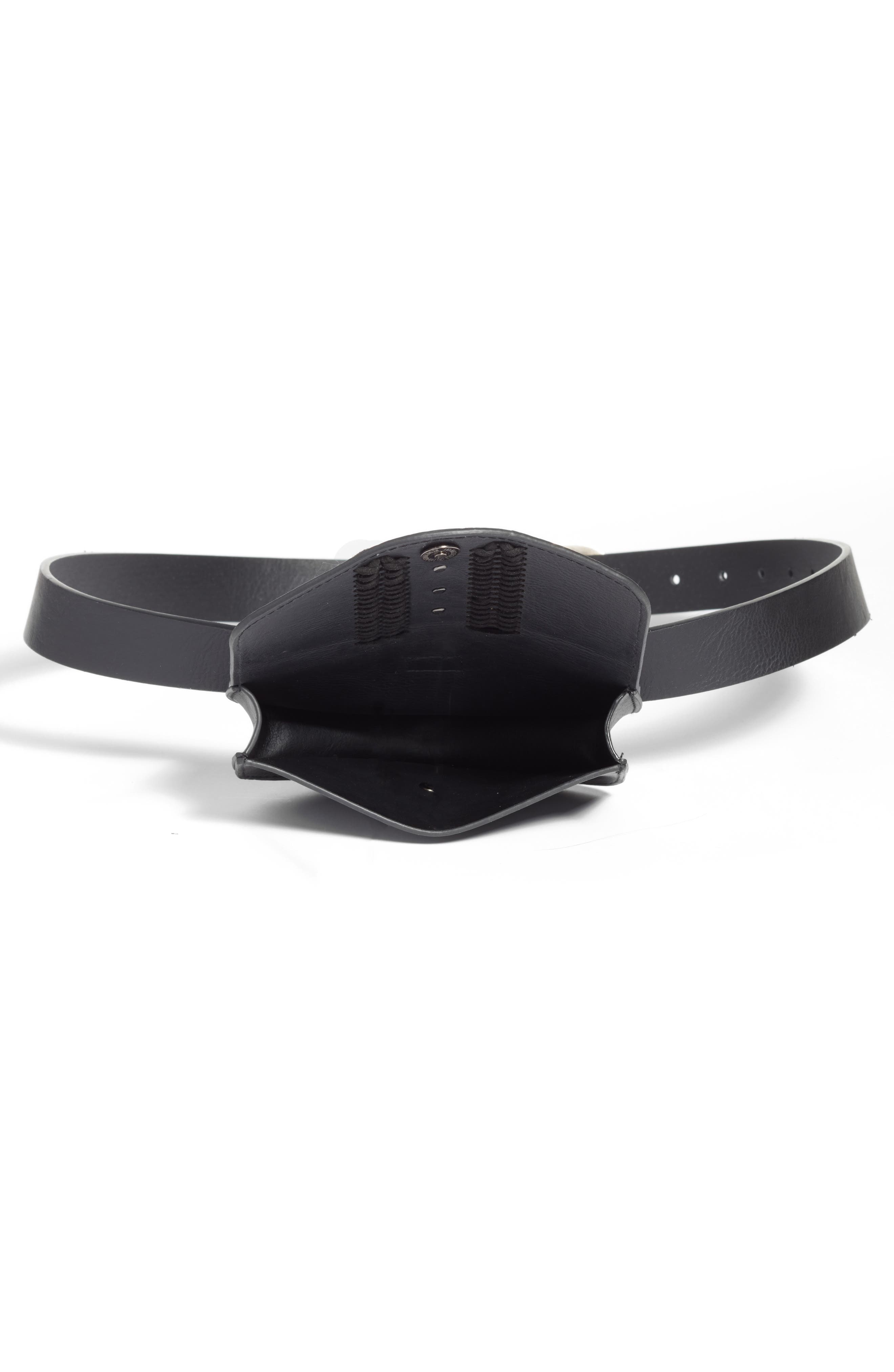 BP. Western Detail Faux Leather Belt Bag, Alternate, color, 