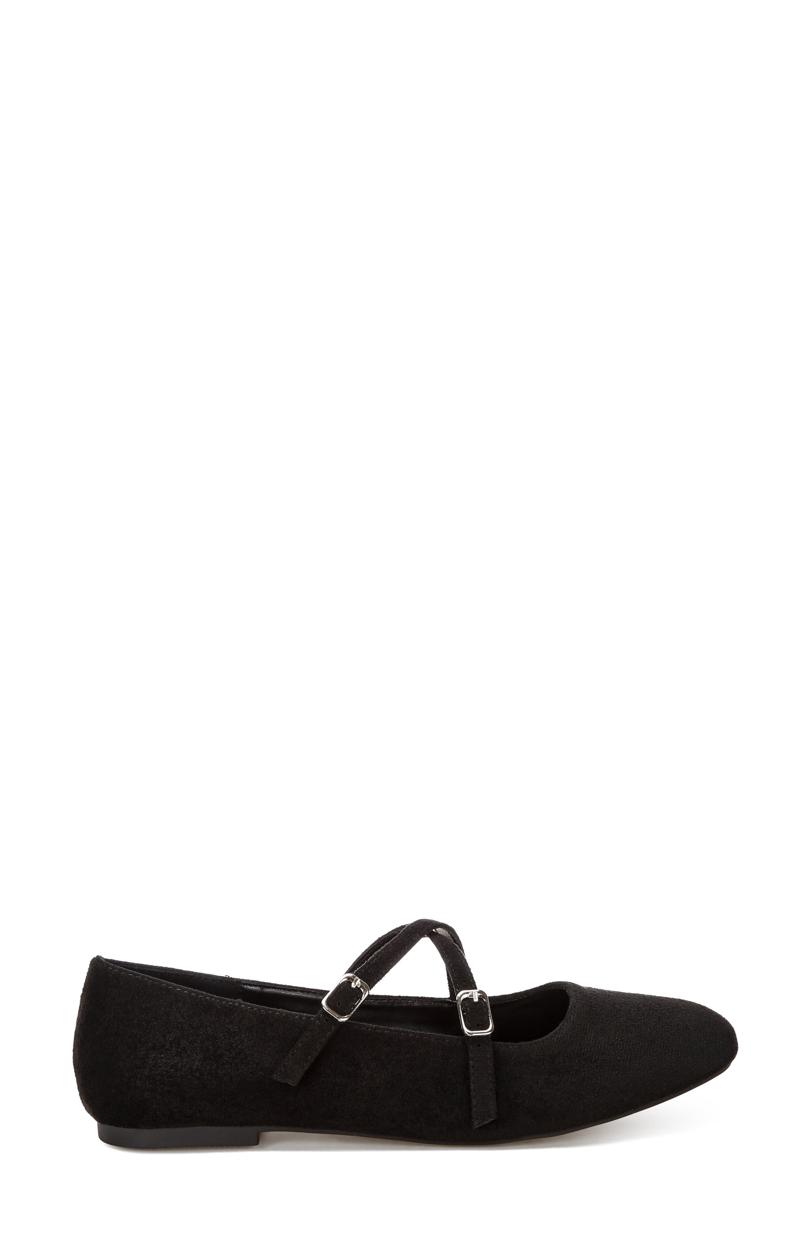 Nayela Mary Jane Flat, Alternate, color, BLACK