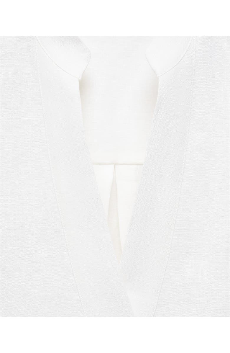 MANGO Linen Popover Shirt, Alternate, color, 