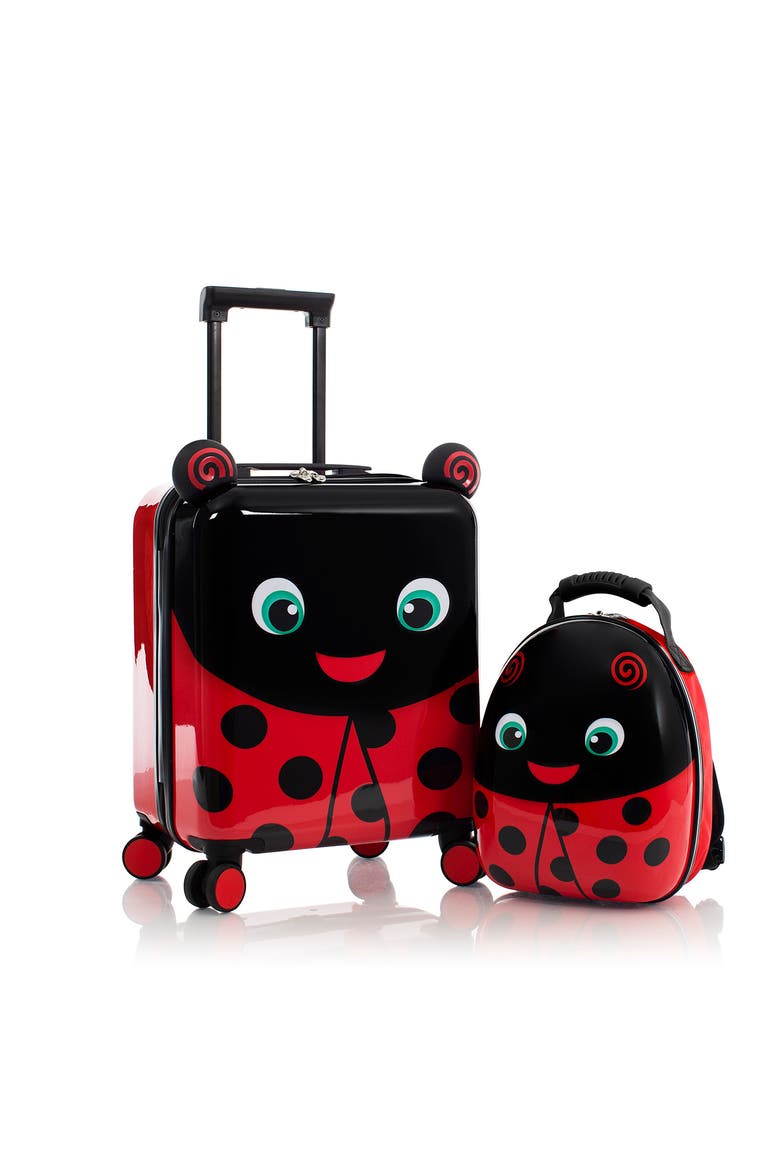 Super Tots Kids Luggage & Backpack Set, Main, color, Lady Bug