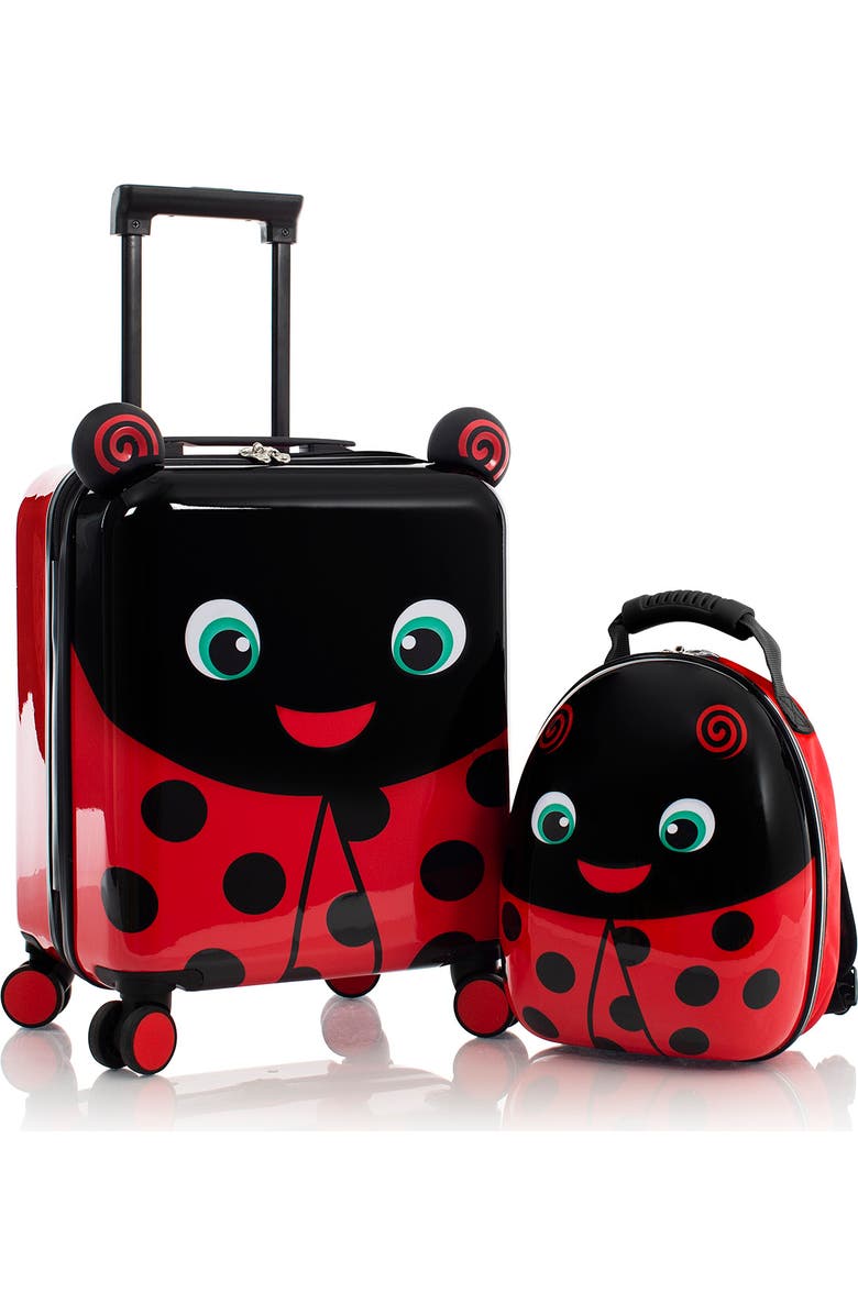 Heys Super Tots Kids Luggage & Backpack Set, Main, color, Lady Bug
