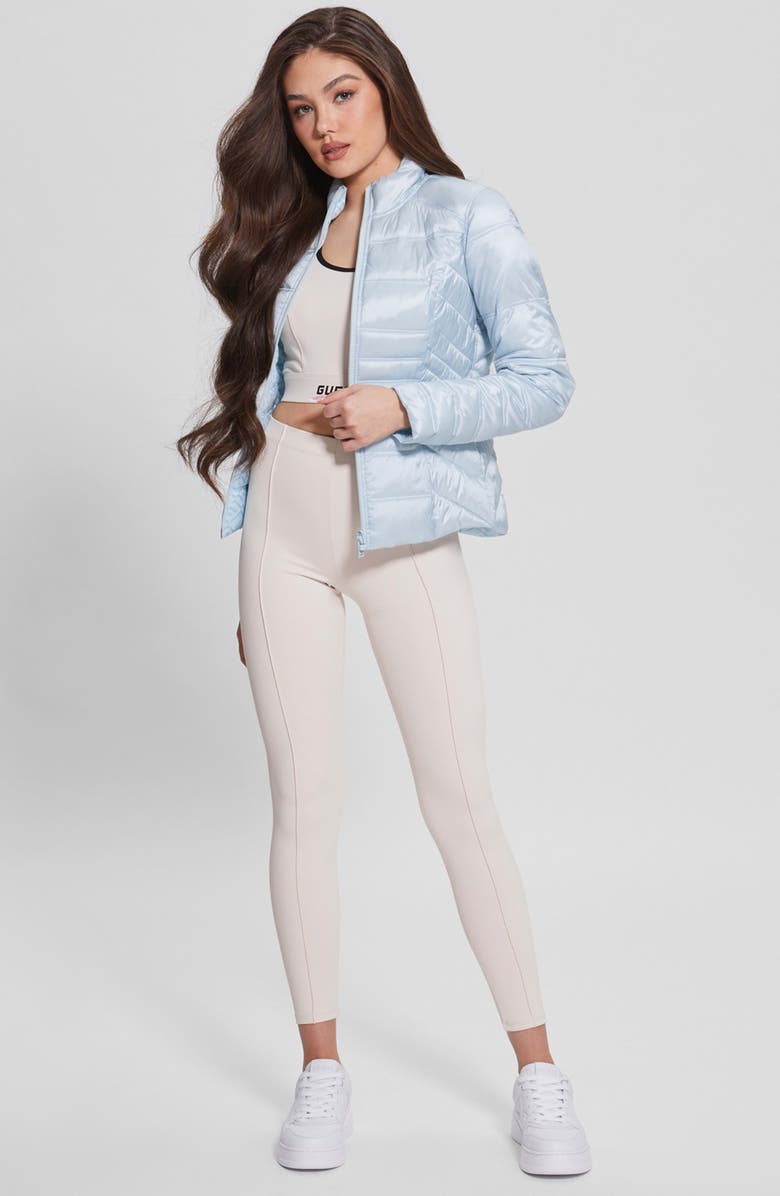 GUESS Janis Reversible Quilted Jacket, Alternate, color,