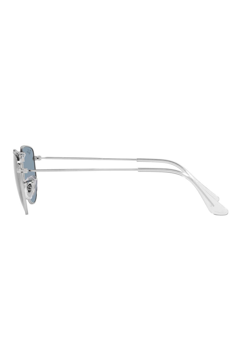 47mm Irregular Sunglasses, Alternate, color, SILVER