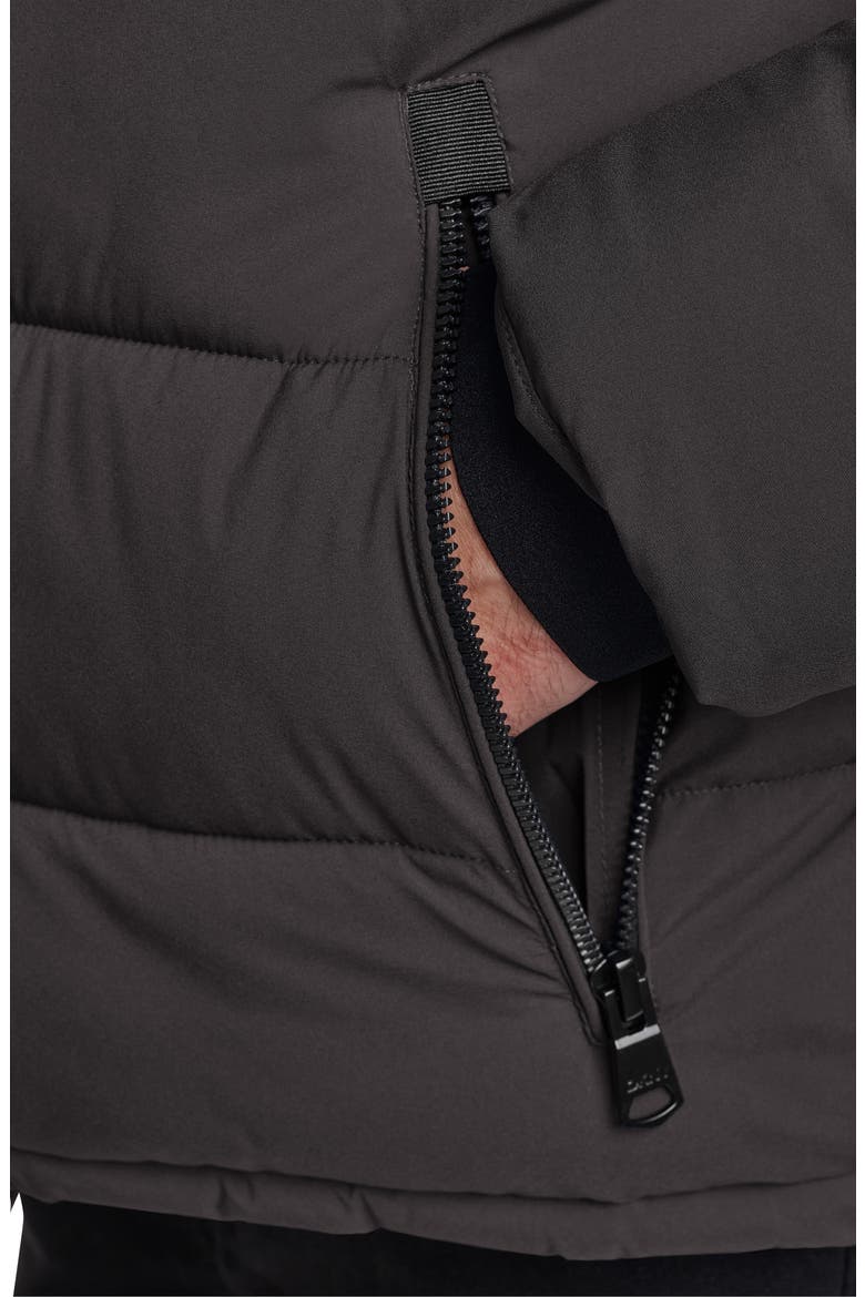 Water Resistant Heavyweight Puffer Jacket, Alternate, color, COFFEE