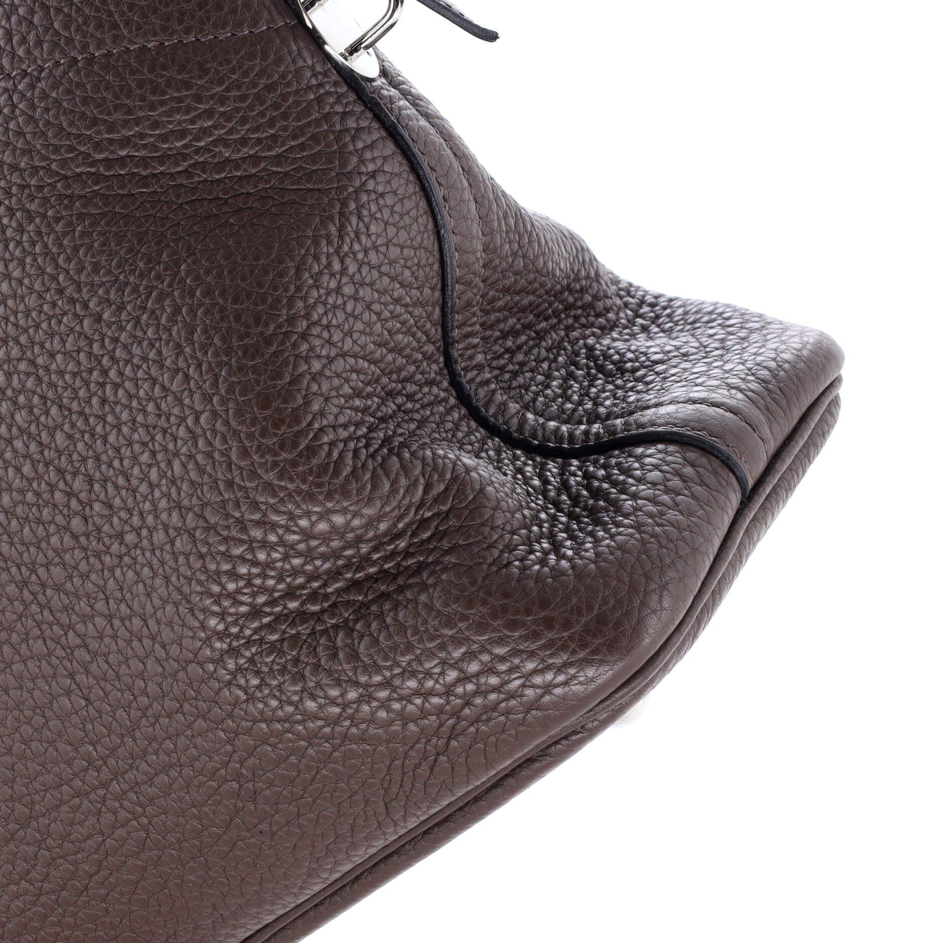 Pre-Owned Hermes Bolide Bag Clemence 31, Alternate, color, Chocolat