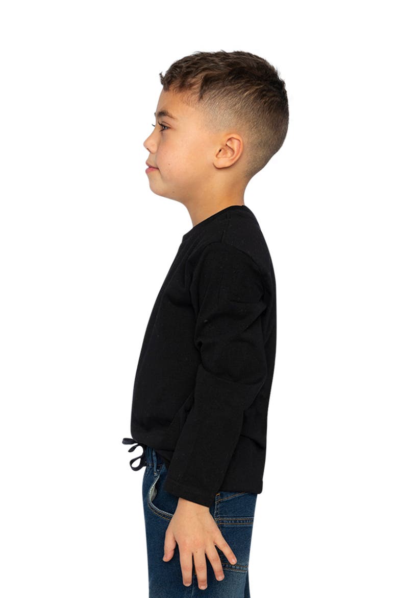 Long Sleeve Crew Neck Jersey T-Shirt, Alternate, color, Black