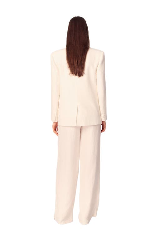 Maje Suit Jacket In Ecru
