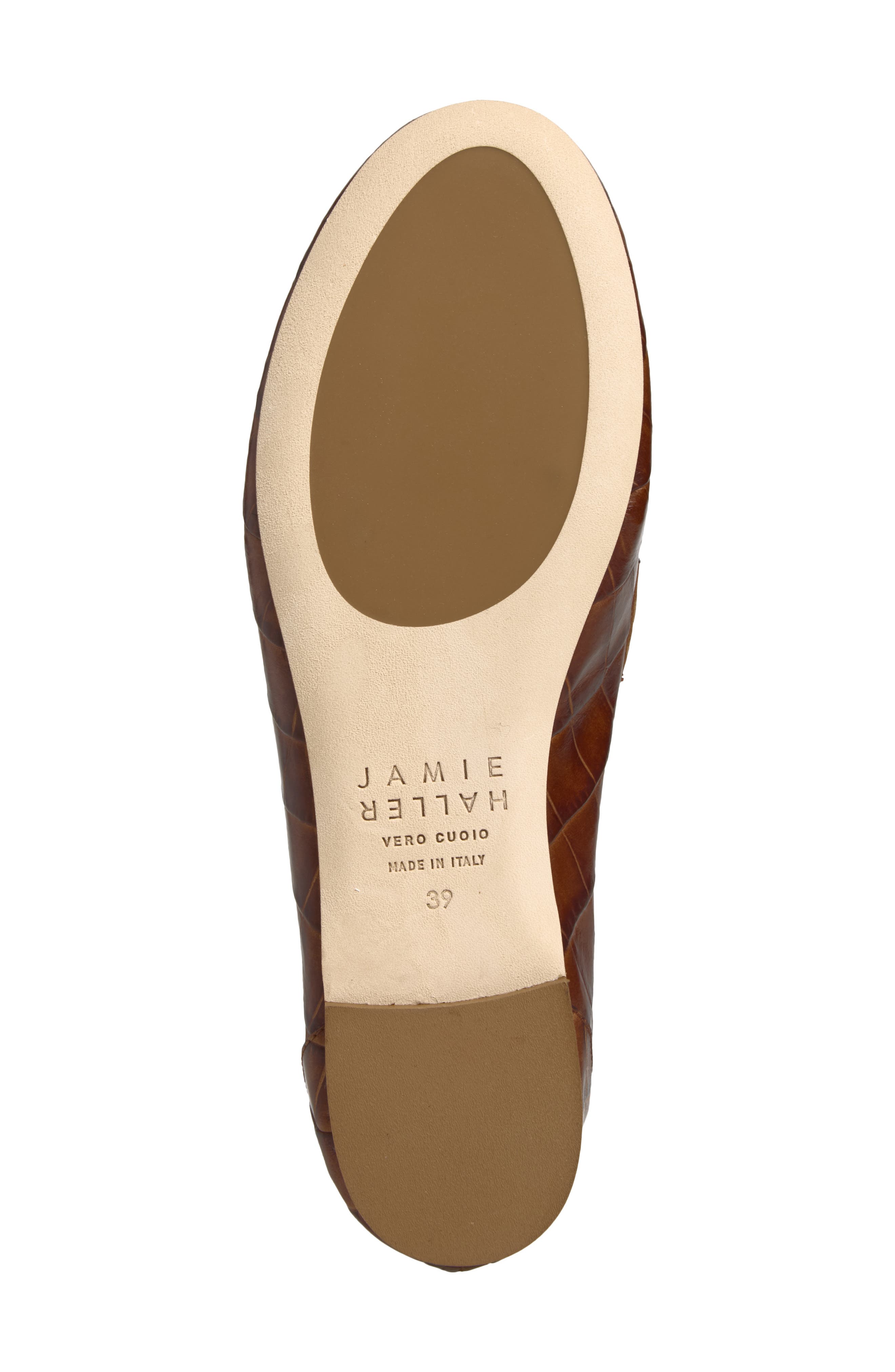 The Croc Embossed Penny Loafer, Alternate, color, BROWN CROC