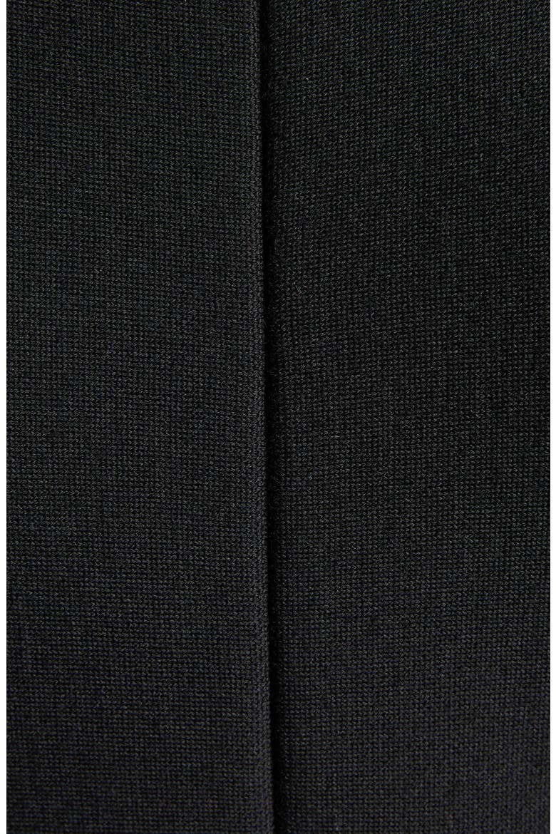 Lace Detail Asymmetric Dress, Alternate, color, BLACK