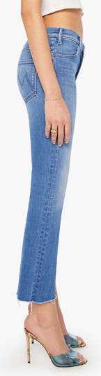 The Hustler Fray Ankle Slim Bootcut Jeans