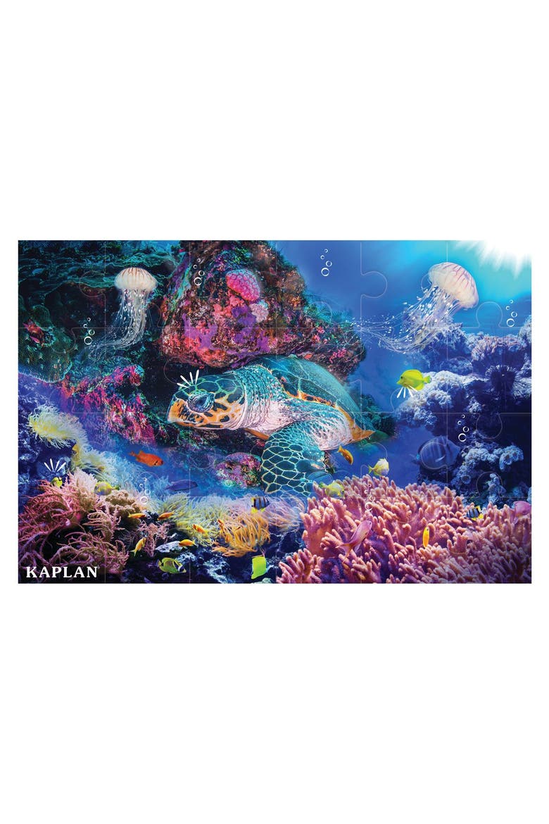 Sea Life Floor Puzzle - 24 Pieces, Main, color, Multicolored