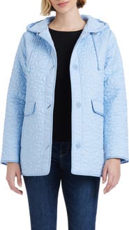 Kate Spade New York spade floral quilted a-line jacket