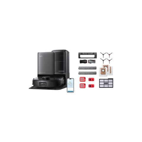 E25 Omni Robot Vacuum and Official Replacement Parts Kit