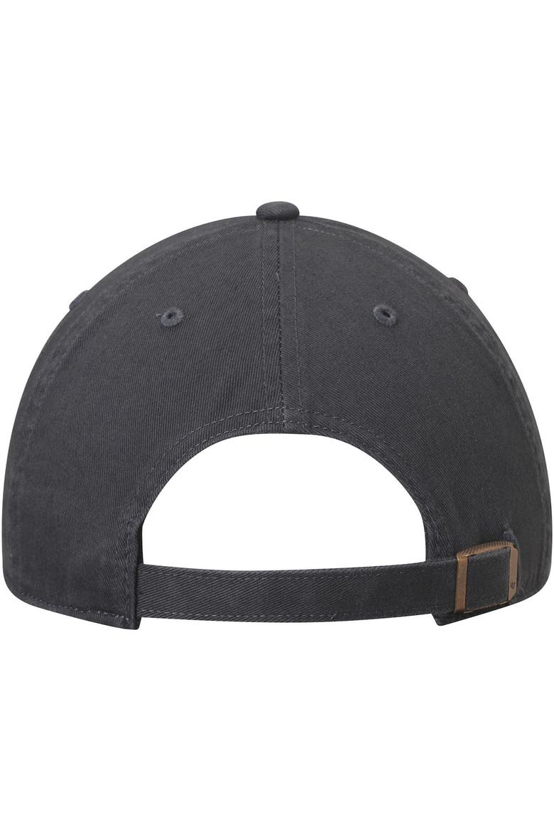 Men's '47 Gray Miami Marlins Vintage Clean Up Adjustable Hat, Alternate, color, Navy