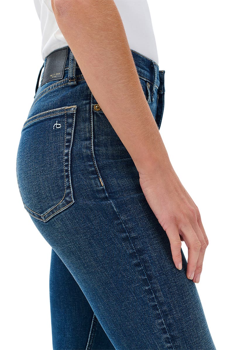 rag & bone Flexi Wren High Waist Slim Jeans, Alternate, color, Carlton