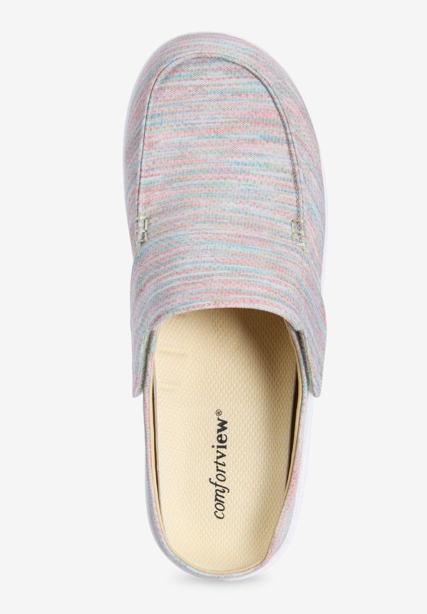 The Niccola Arch Support Mule, Alternate, color, MULTI STRIPE