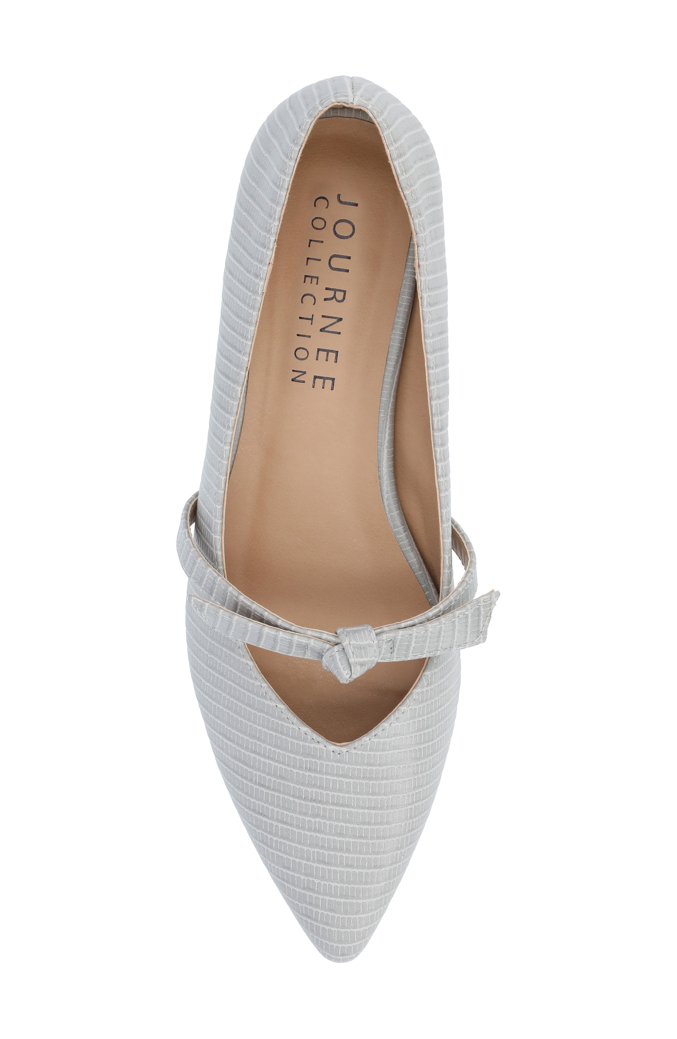 Journee Collection Cait Mary Jane Pump - Wide Width, Alternate, color, Grey