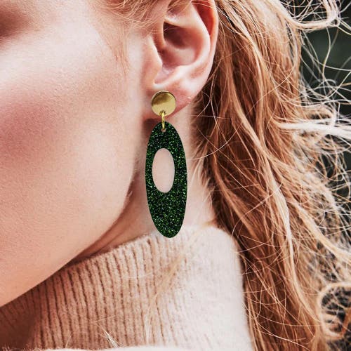 Toolally Hepworth Earrings In Green