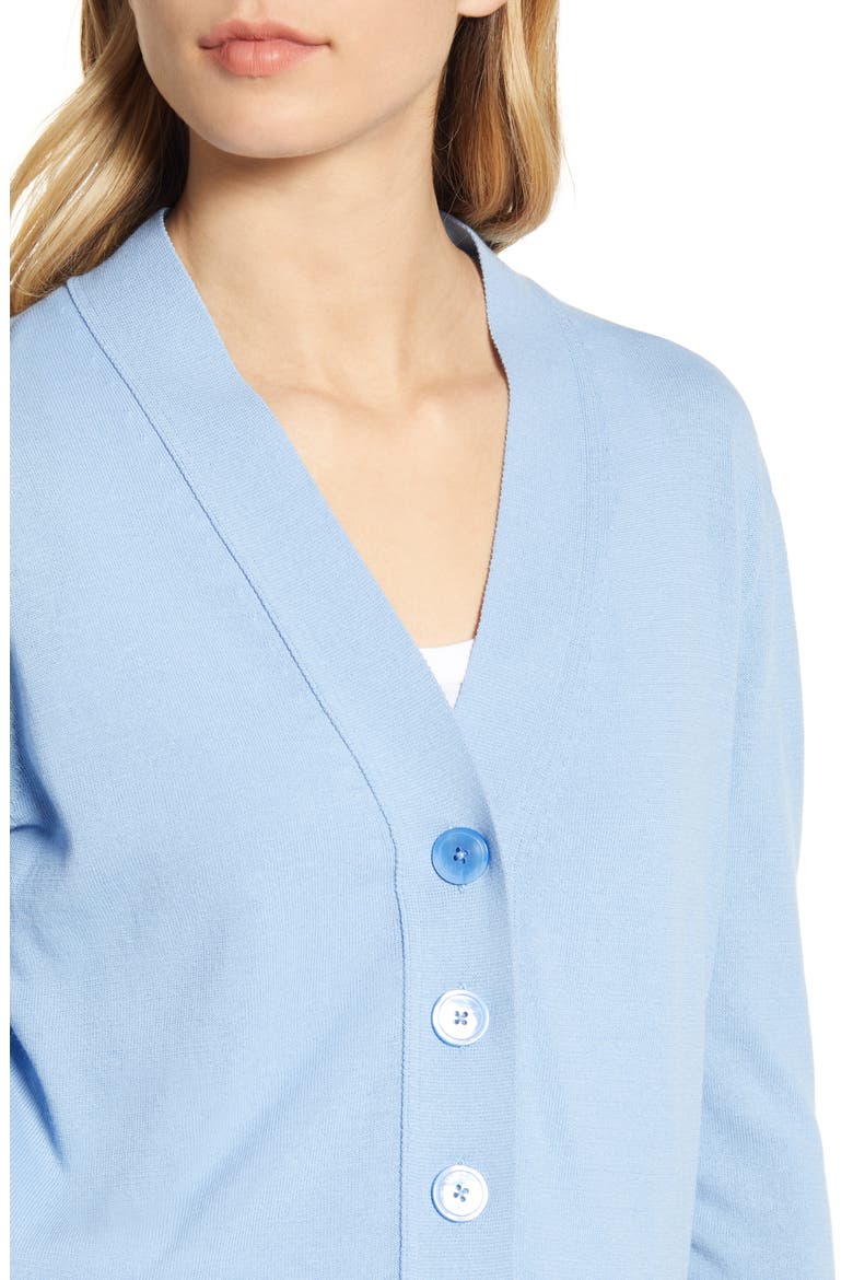 Lightweight Crop Cardigan, Alternate, color, FROSTY SKY