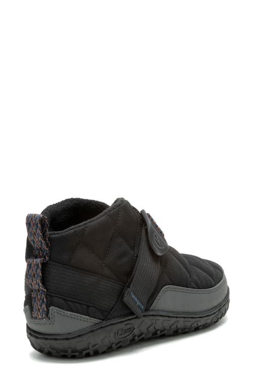 Chaco Ramble Rugged Puffer Slip-on In Black Graphite