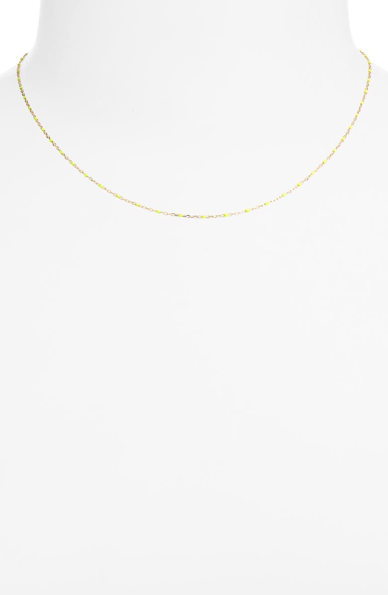 Bony Levy 14K Gold Enamel Bubble Necklace, Alternate, color,