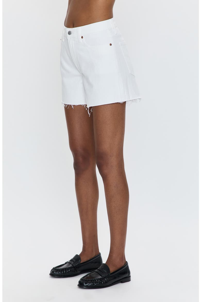 Kennedy Cutoff Denim Shorts, Alternate, color, ANTIQUE WHITE