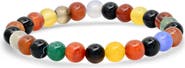 STEELTIME Stretch Agate Bracelet