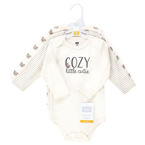 Hudson Baby Everyday Long-sleeve Cotton All-in-ones In Multi